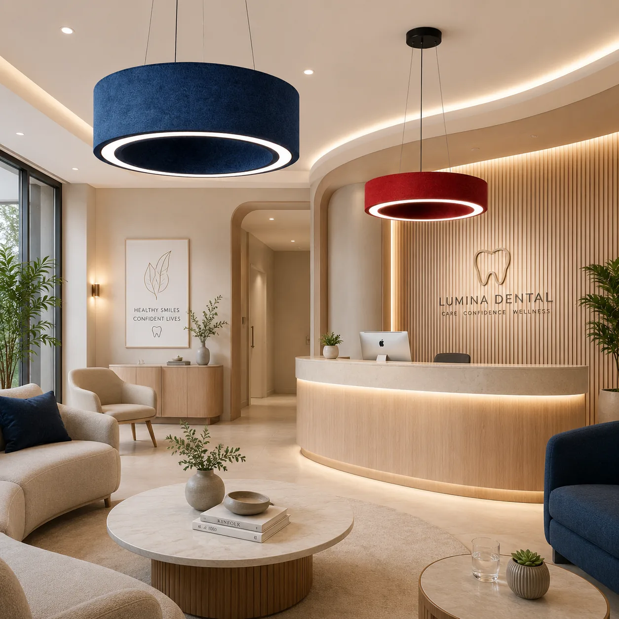 Suspension LED acoustique EVO Acoustic avec panneau feutre